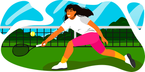 Illustrasjon for Tennis