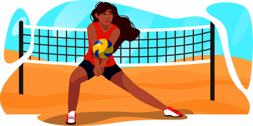 Illustrasjon for Volleyball