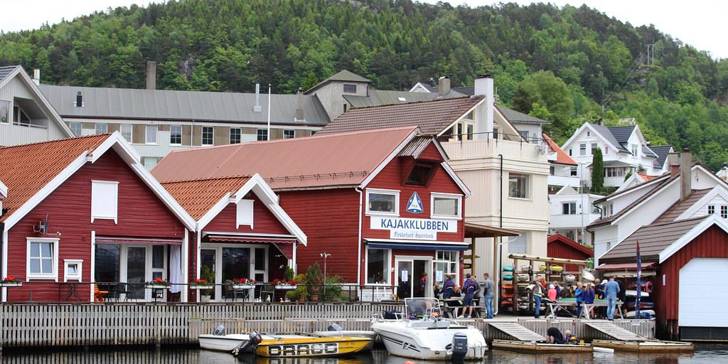 Bilde/illustrasjon om Flekkefjord kajakklubb