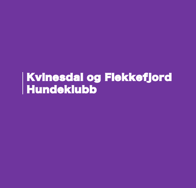 Kvinesdal og Flekkefjord Hundeklubb