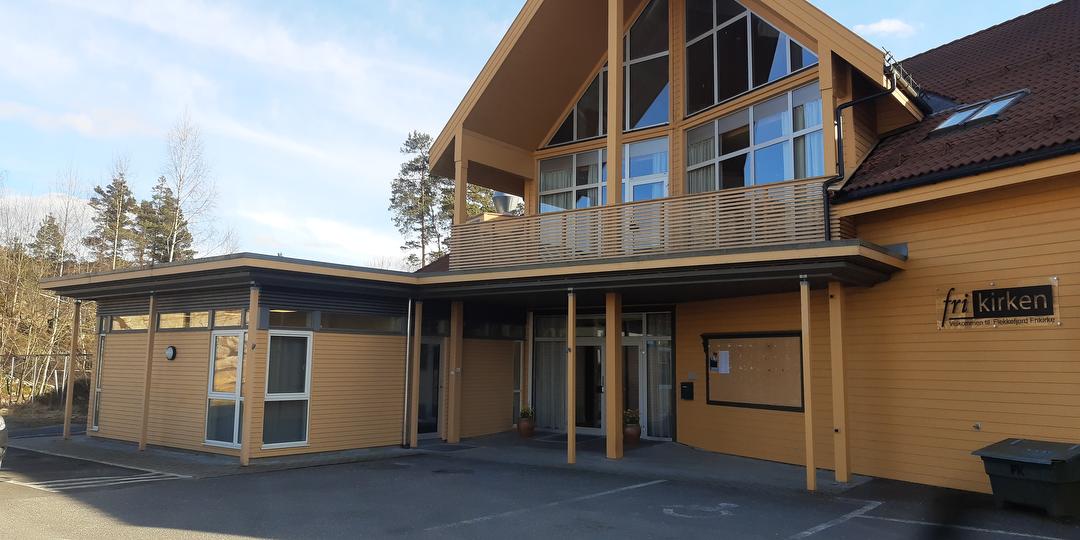 Bilde/illustrasjon om Flekkefjord Frikirke