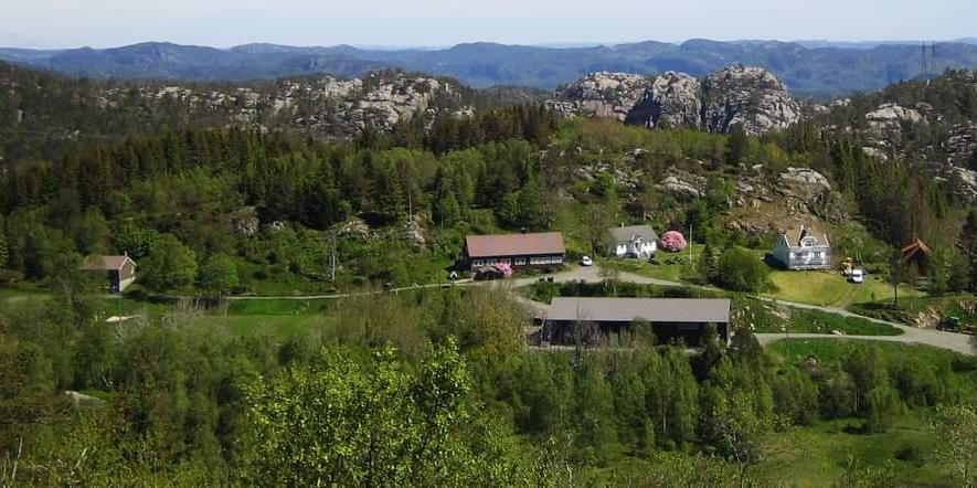 Bilde/illustrasjon om Fjelltun Leirsted Flekkefjord