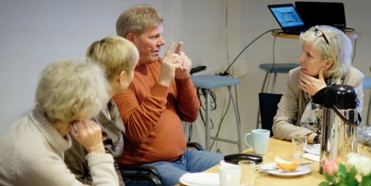 Bilde/illustrasjon om Kreftforeningens temakafe